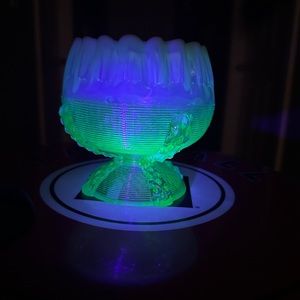 Vintage light blue uranium gobblet